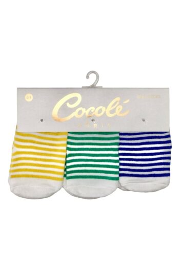 جوراب نوزاد دخترانه  Cocole با کد 1207