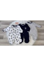 رامپر و سرهمی نوزاد دخترانه  mybabydukkan با کد TULUMUM