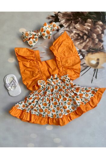 رامپر و سرهمی نوزاد دخترانه مینی بچه ها عزیزم Mini Kids Baby با کد salopet takım 1