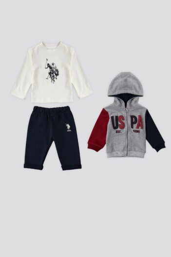 ست نوزادی پسرانه  U.S. Polo Assn. با کد USB1434-B