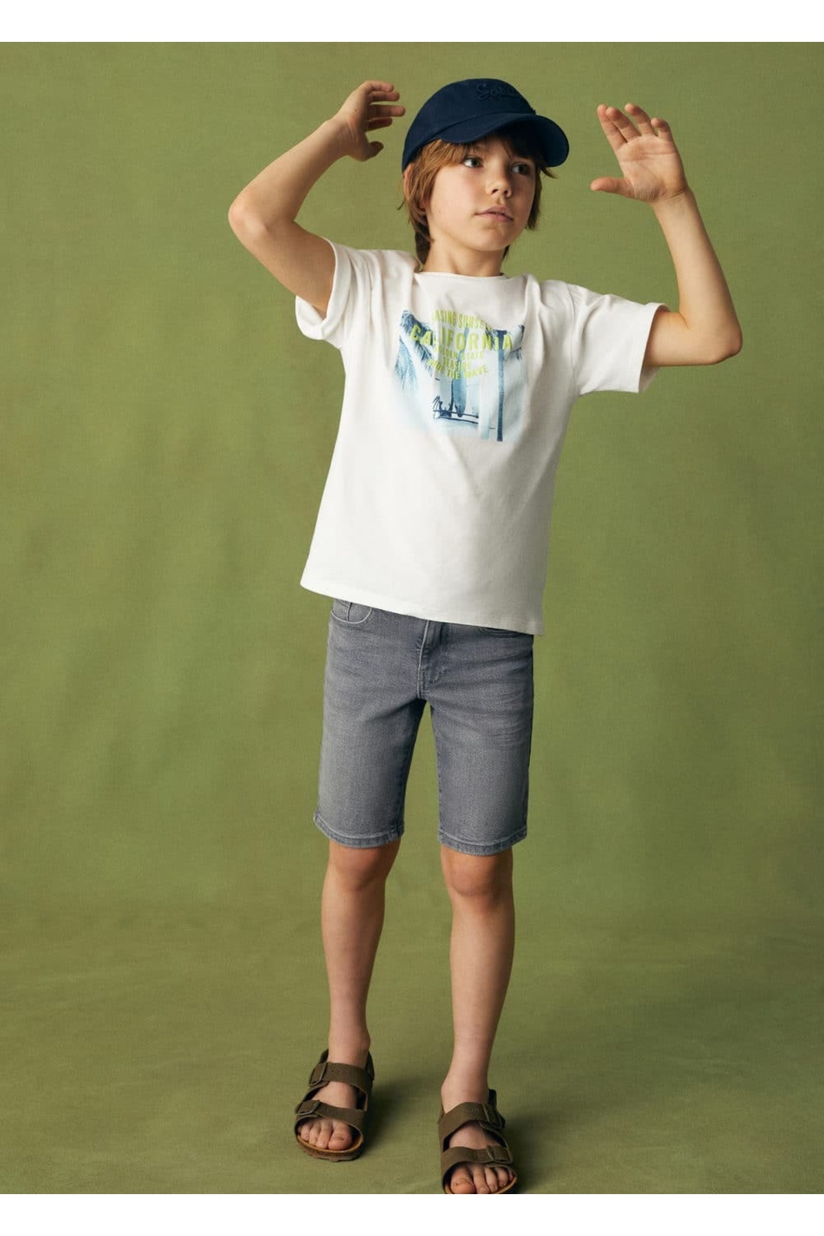 شورت و شلوارک پسرانه مانگو کیدز MANGO Kids با کد 47055941