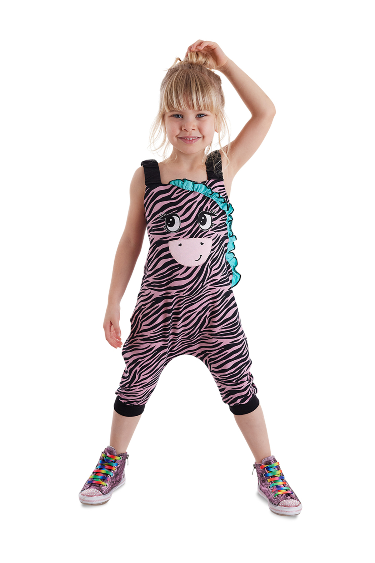 تولوم و سرهمی دخترانه دنو کیدز Denokids با کد CFF-21Y1-069
