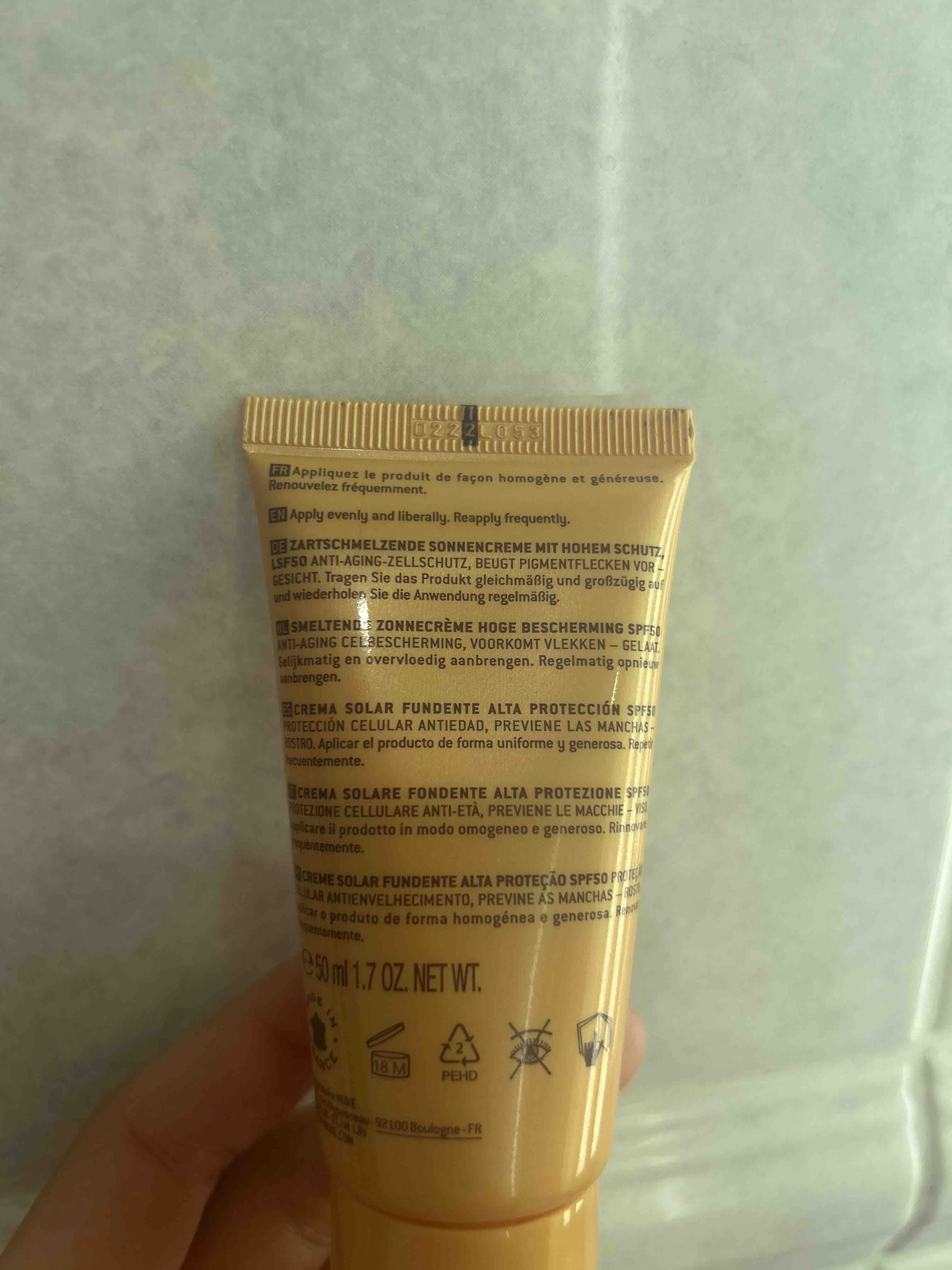ضد آفتاب صورت ناکس اورجینال Nuxe 3264680006999 Emulsion Spf 50 50 ml photo review